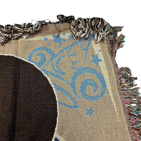 Disney Walt Disney World "Mickey" Multi Color 100% Cotton Tapestry Throw - Picture 2 of 9